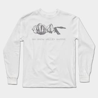 Ski Snow Valley Barrie Resort 3D Long Sleeve T-Shirt